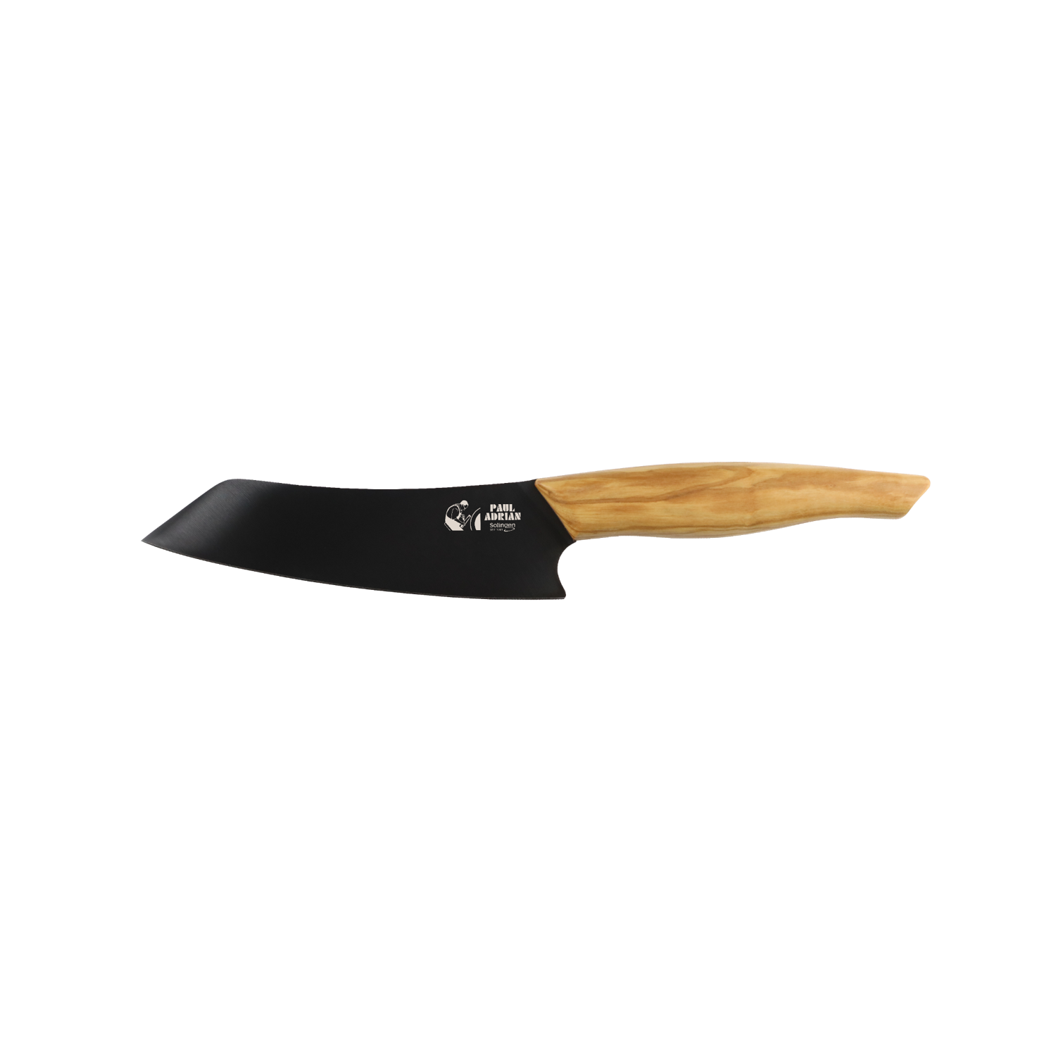Hochwertiges Messer Beluga Kochmetz 16 cm mit Olivenholzgriff.