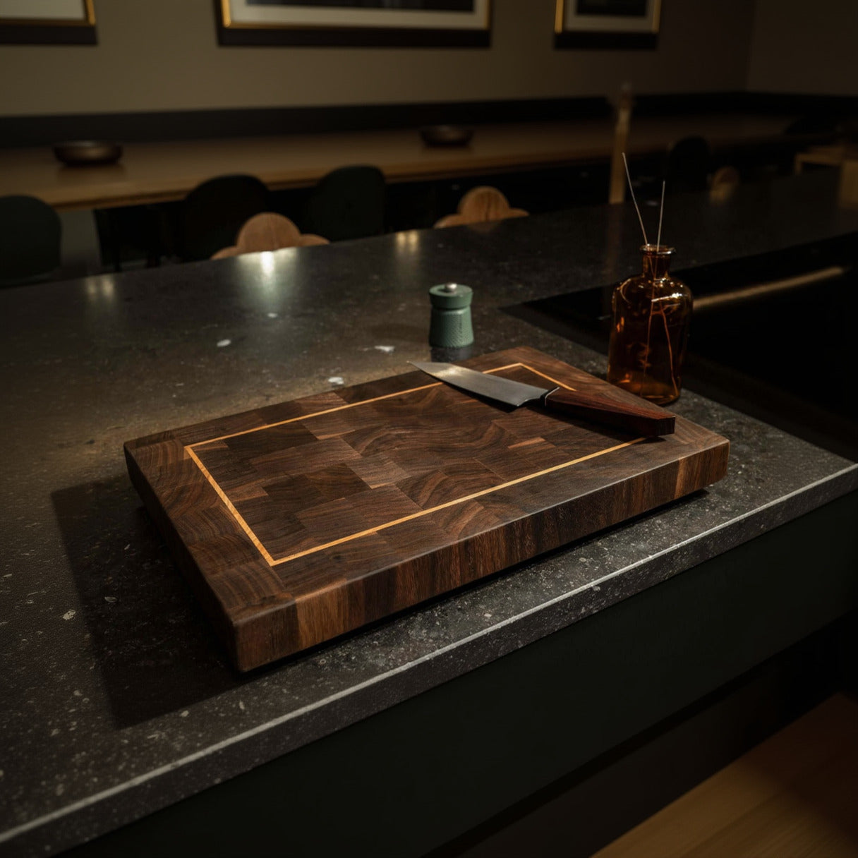 Frame End Grain Cutting Board Walnut, Cherry